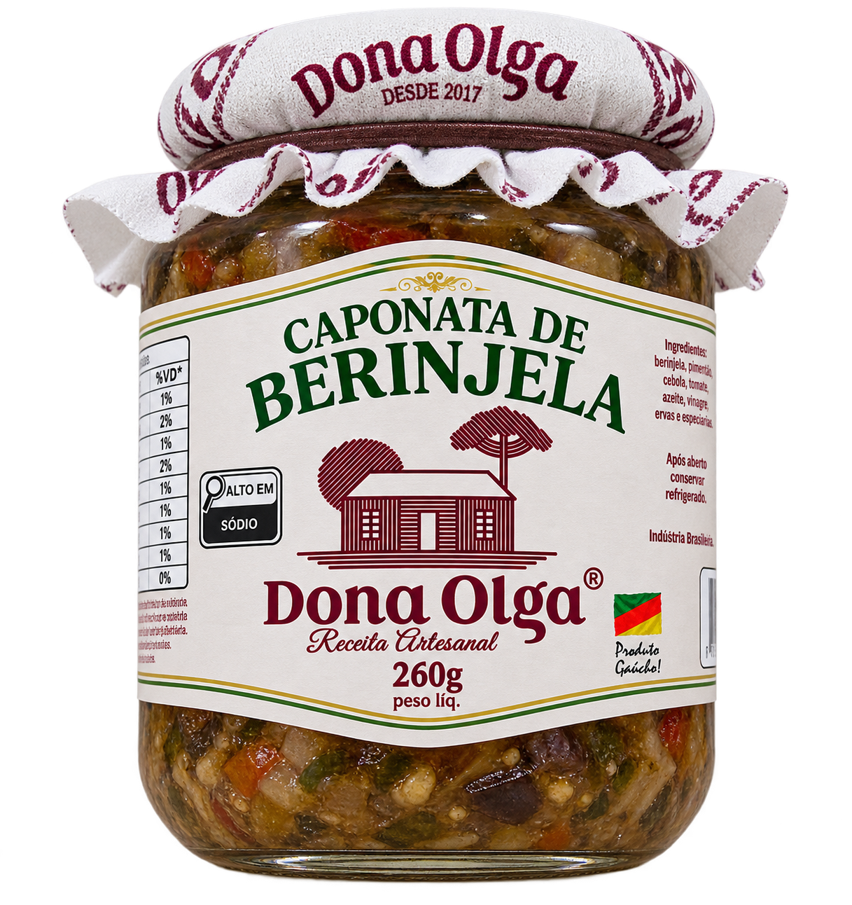 Caponata de berinjela Dona Olga